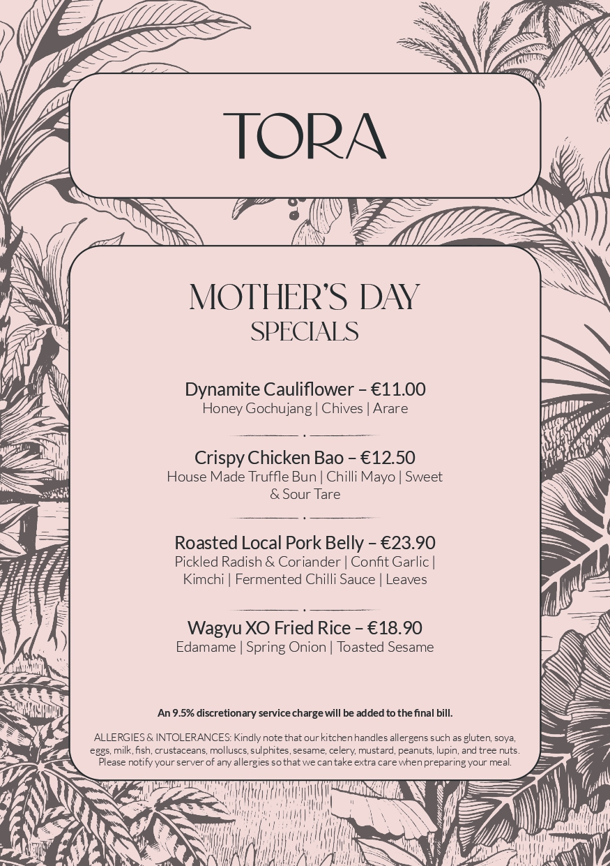 TORA - NYE Set Menu - 2025/2026